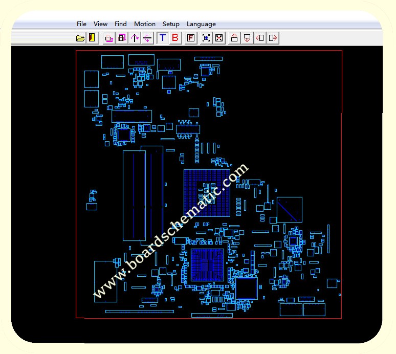 Acer Aspire 4349 Board view